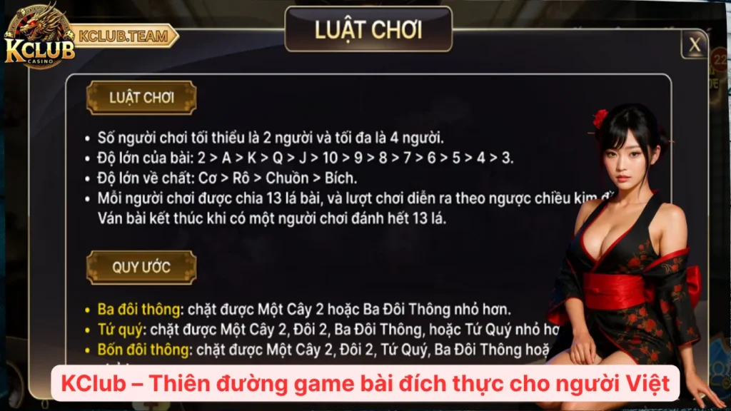 Game Bài KClub – Siêu Phẩm Giải Trí Kỹ Thuật Số Dẫn Đầu 2025 4 KClub – Thiên đường game bài đích thực cho người Việt